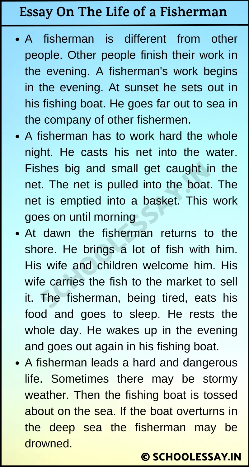 Essay On The Life of a Fisherman